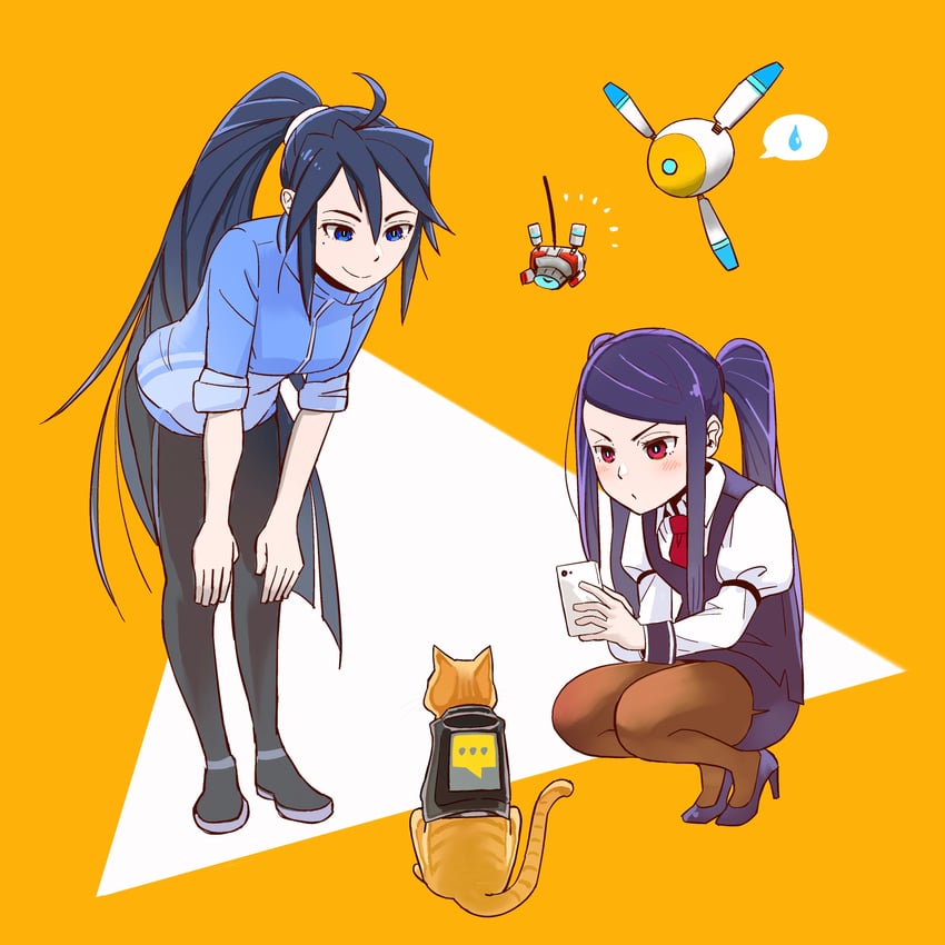 jill stingray, ginger, ann flores, and b-12 (va-11 hall-a and 2 more) drawn by squid_jt