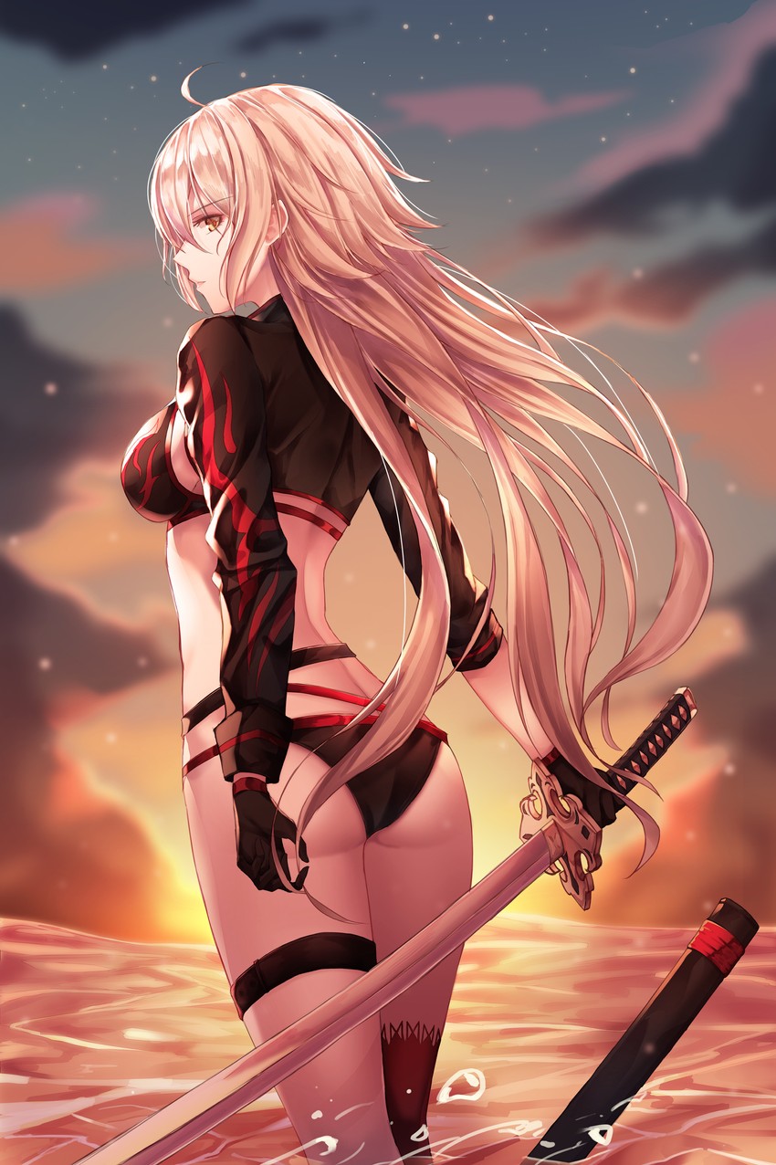 jeanne d'arc alter (fate and 1 more) drawn by minin982