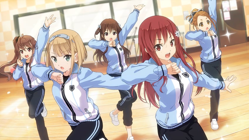 saito nicole, sato reika, tachikawa ayaka, toda jun, and kono miyako (22/7 and 1 more)