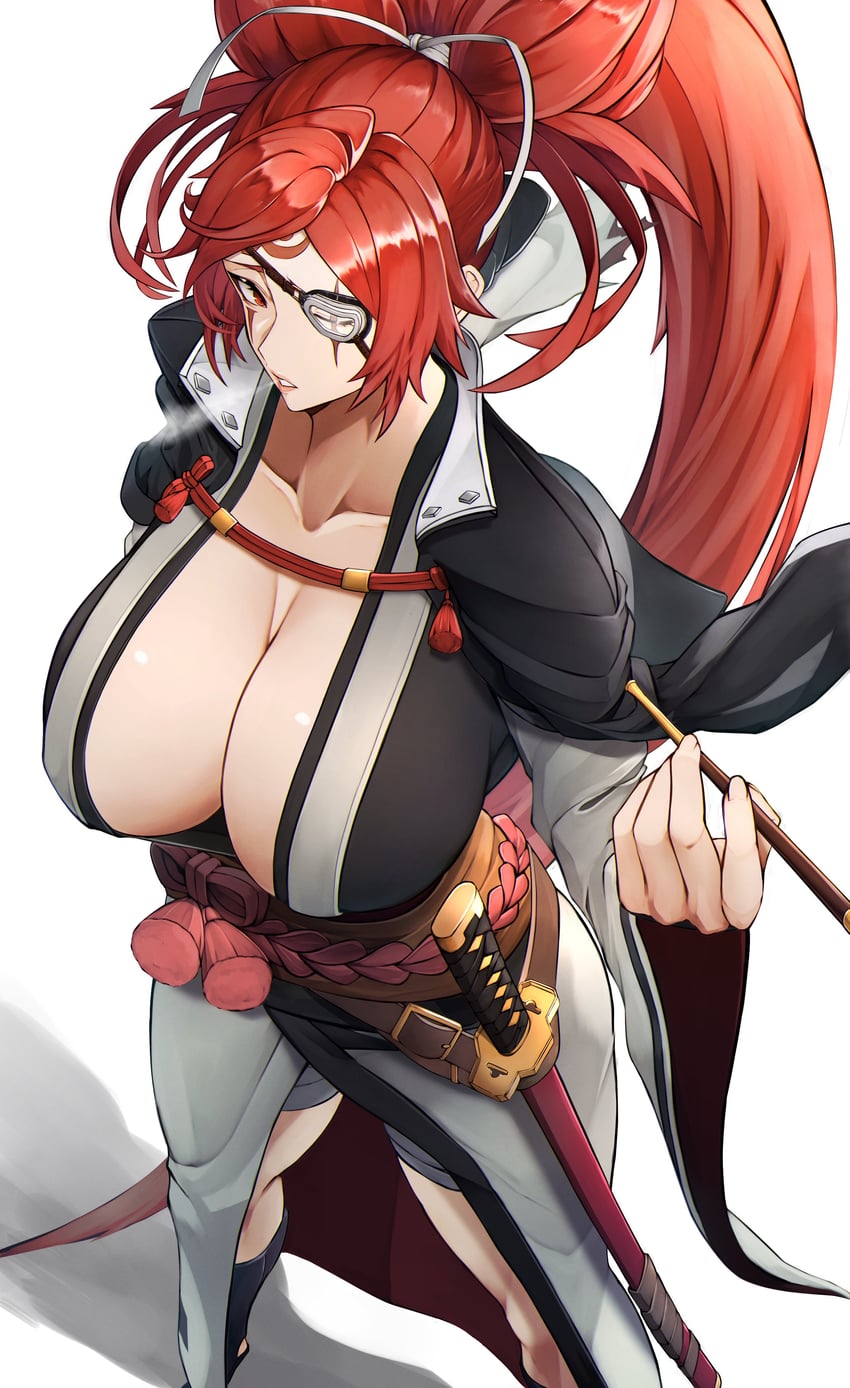 baiken (guilty gear and 1 more) drawn by souma_(so_u_maaaaa)