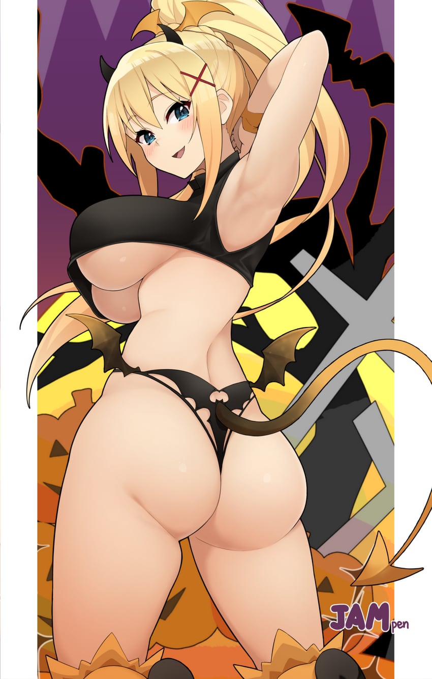 darkness (kono subarashii sekai ni shukufuku wo!) drawn by jampen
