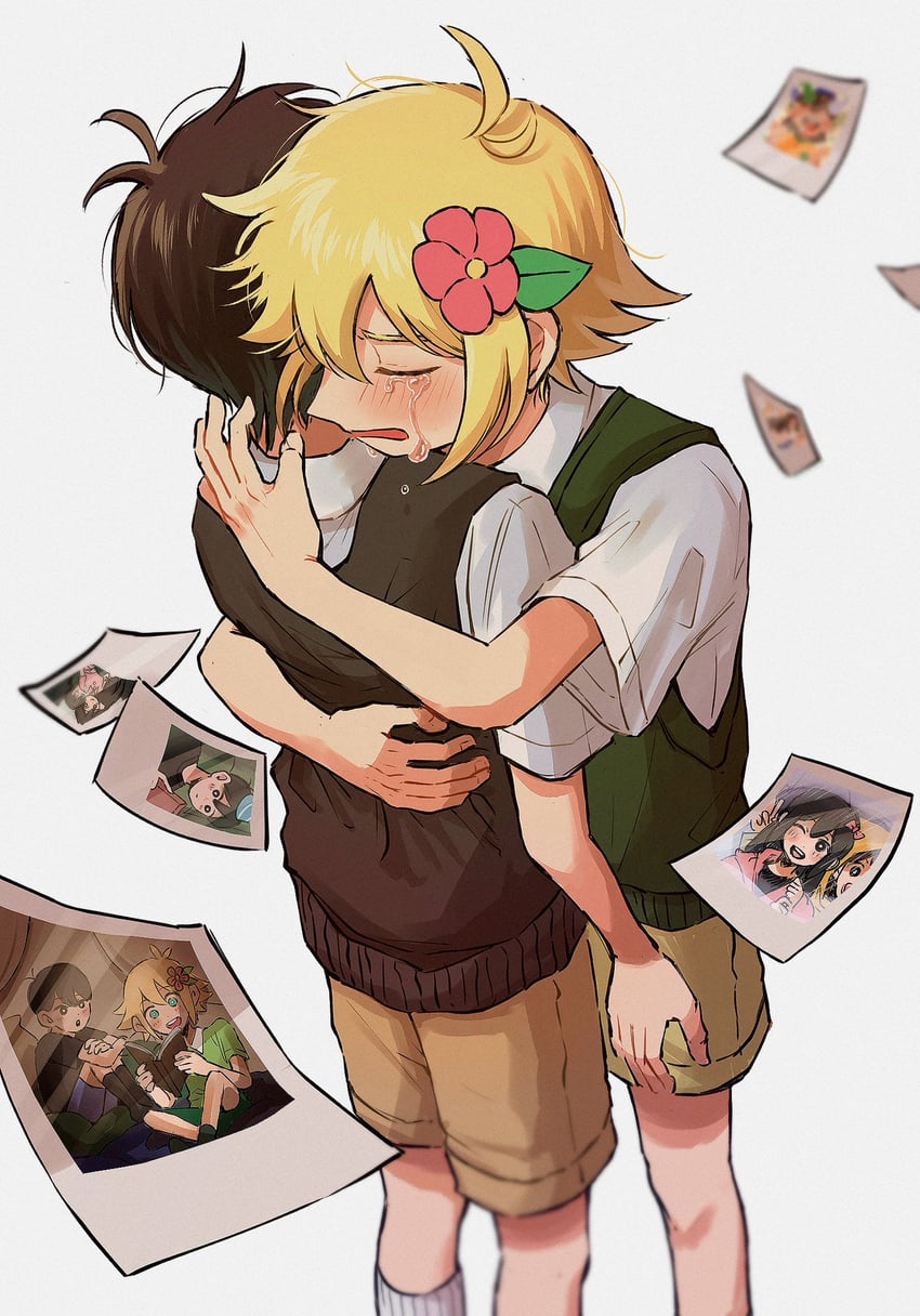 sunny, basil, aubrey, and kel (omori) drawn by k_toast
