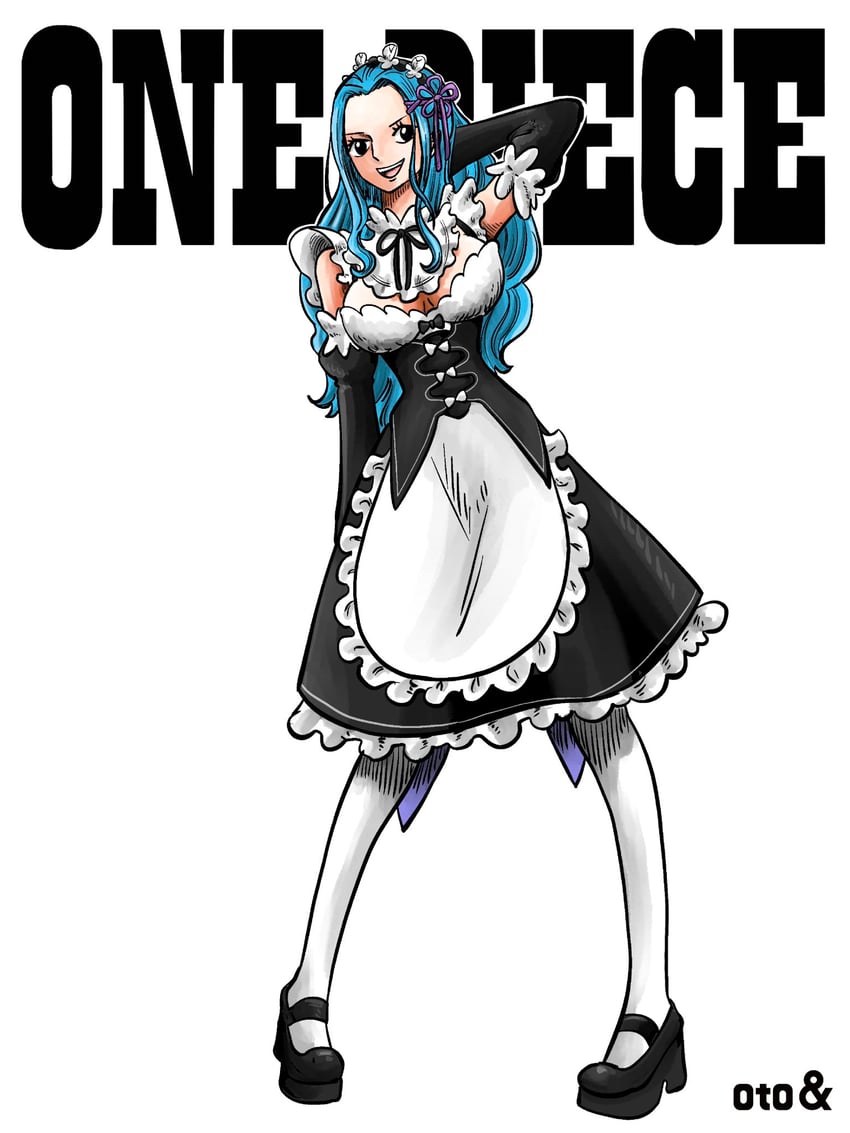 rem and nefertari vivi (one piece and 1 more) drawn by oto_0505
