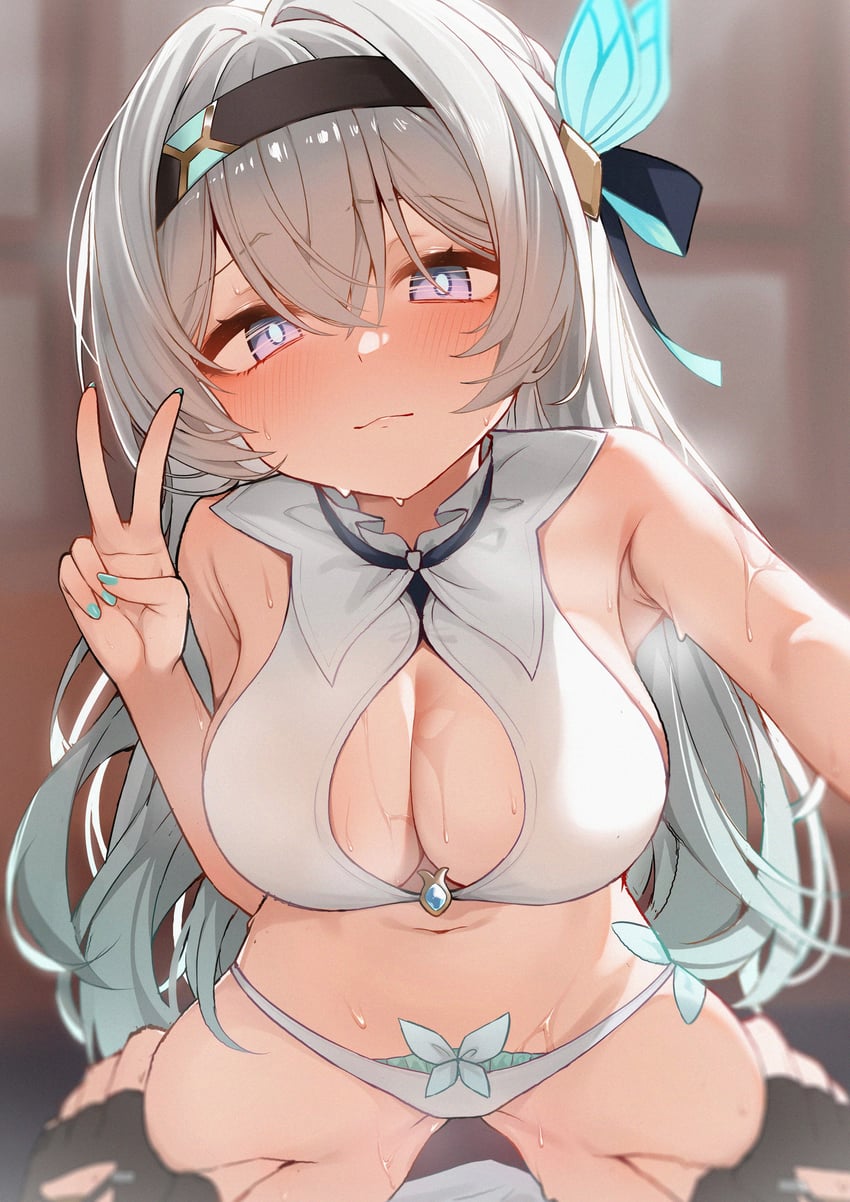 trailblazer, firefly, and caelus (honkai and 1 more) drawn by wendao