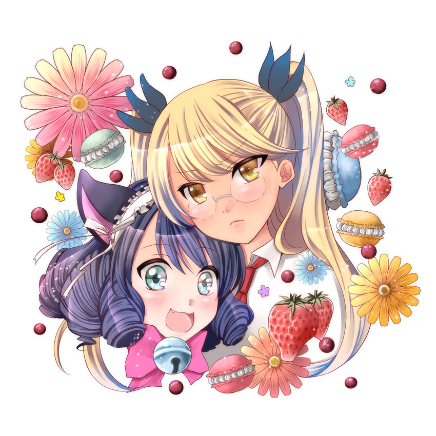 cyan and retoree (show by rock!!) drawn by takamatsu_amu