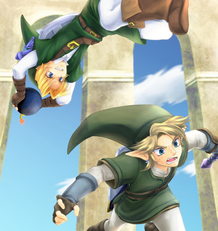 link (the legend of zelda and 2 more) drawn by chikuwa_(rinka)