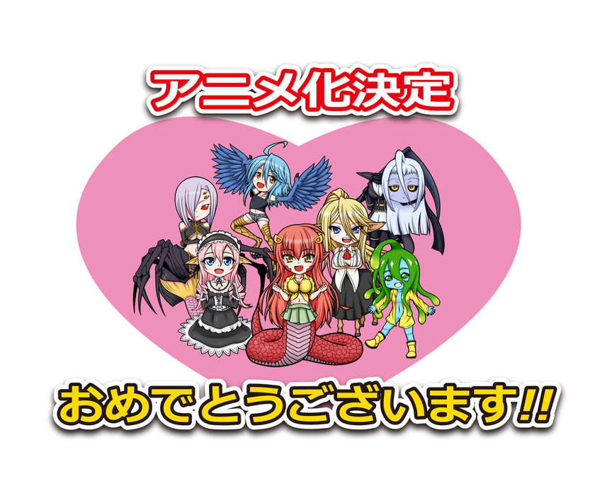 miia, papi, rachnera arachnera, centorea shianus, suu, and 2 more (monster musume no iru nichijou) drawn by aoba_kino