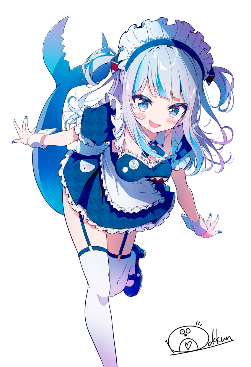 gawr gura (hololive and 1 more) drawn by ichijo_rei