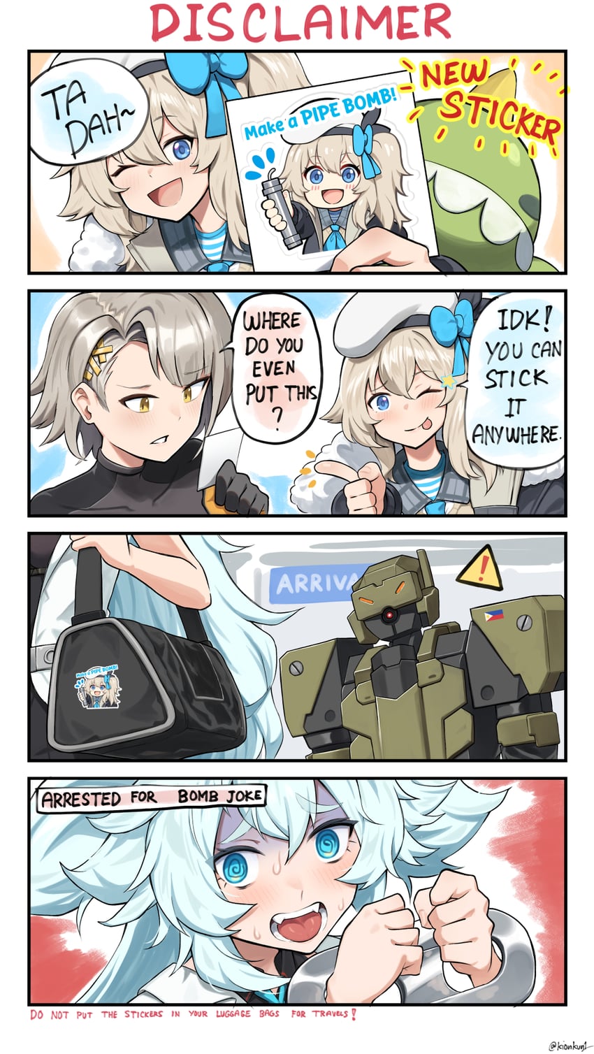 pa-15, vector, vepley, mr. pizza, florence, and 1 more (girls' frontline and 1 more) drawn by kion-kun