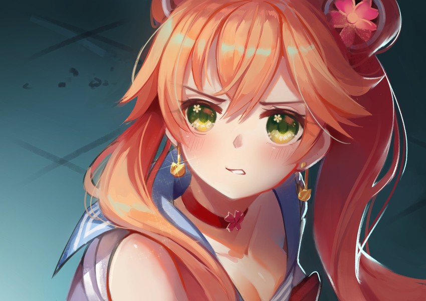 sakura miko and sailor moon (hololive and 2 more) drawn by dyx217