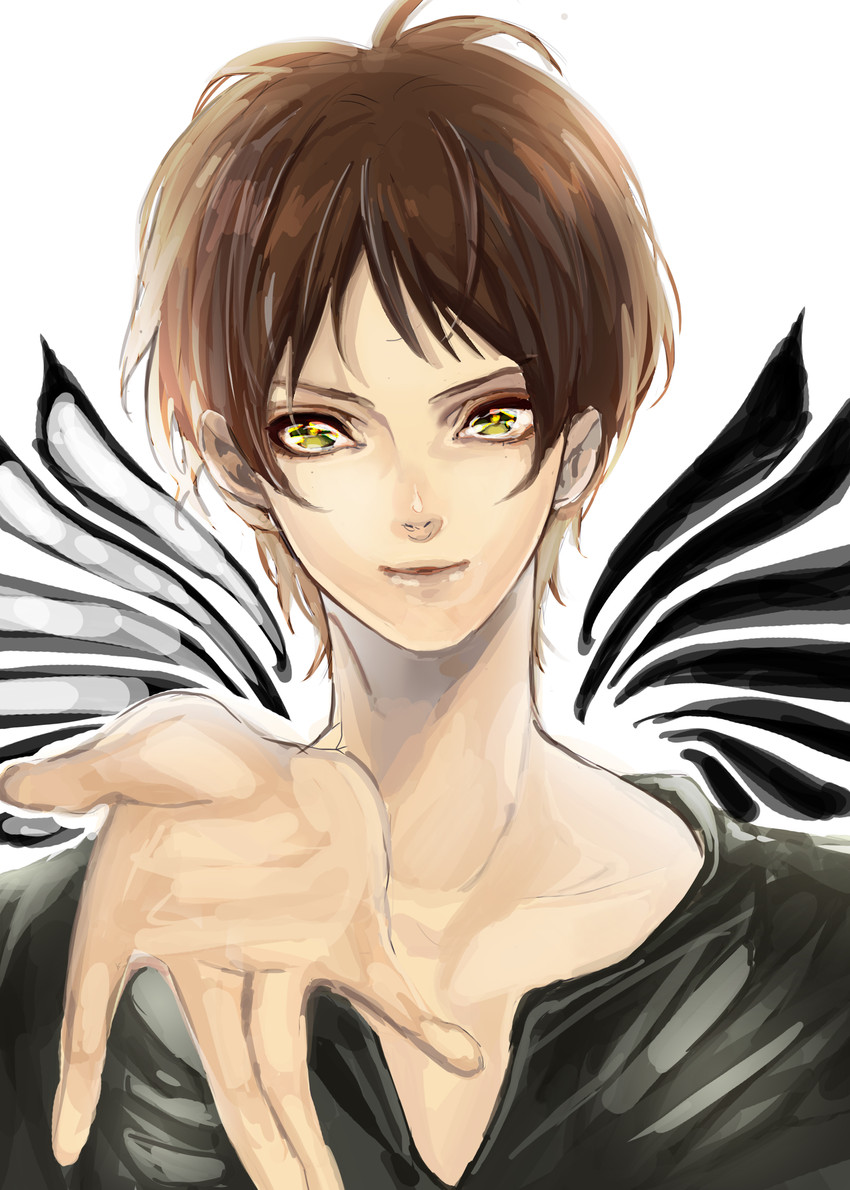 eren yeager (shingeki no kyojin) drawn by aiko_(nina_m0)