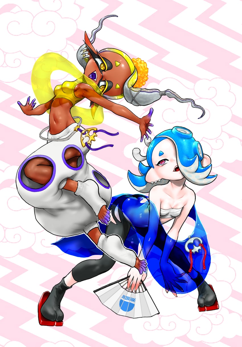 shiver and frye (splatoon and 1 more) drawn by koharu2.5