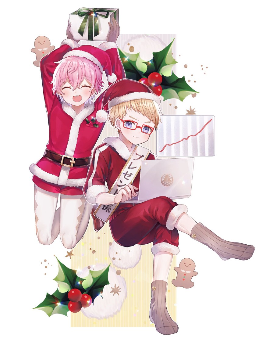 akita toushirou and hakata toushirou (touken ranbu) drawn by abandon_ranka