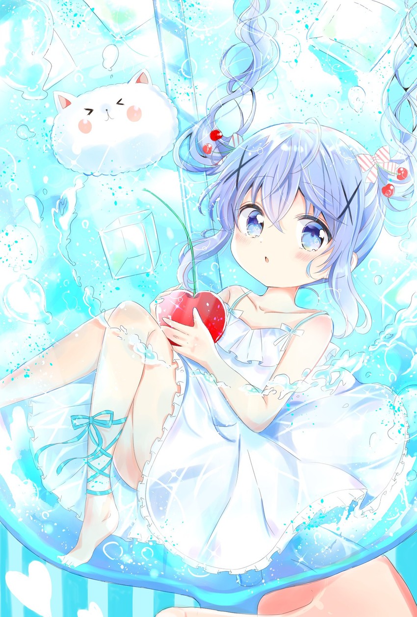 kafuu chino and tippy (gochuumon wa usagi desu ka?) drawn by nanami_ayane_(kusunoki5050)