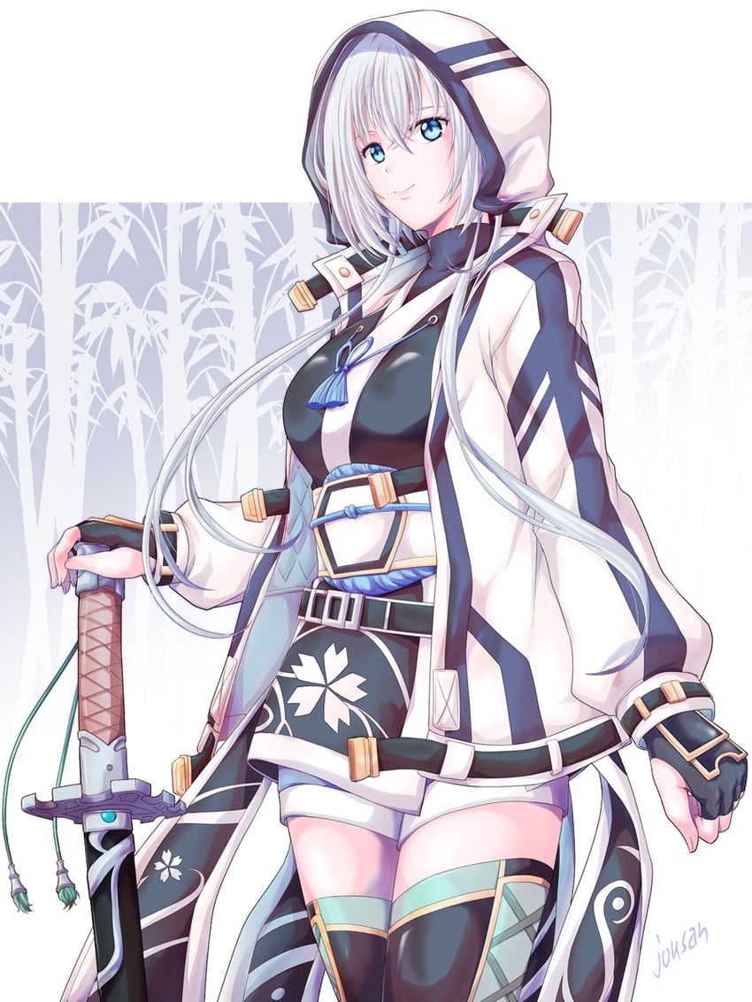 shizuna rem misurugi (eiyuu densetsu and 2 more) drawn by xiacheng_tatsuya
