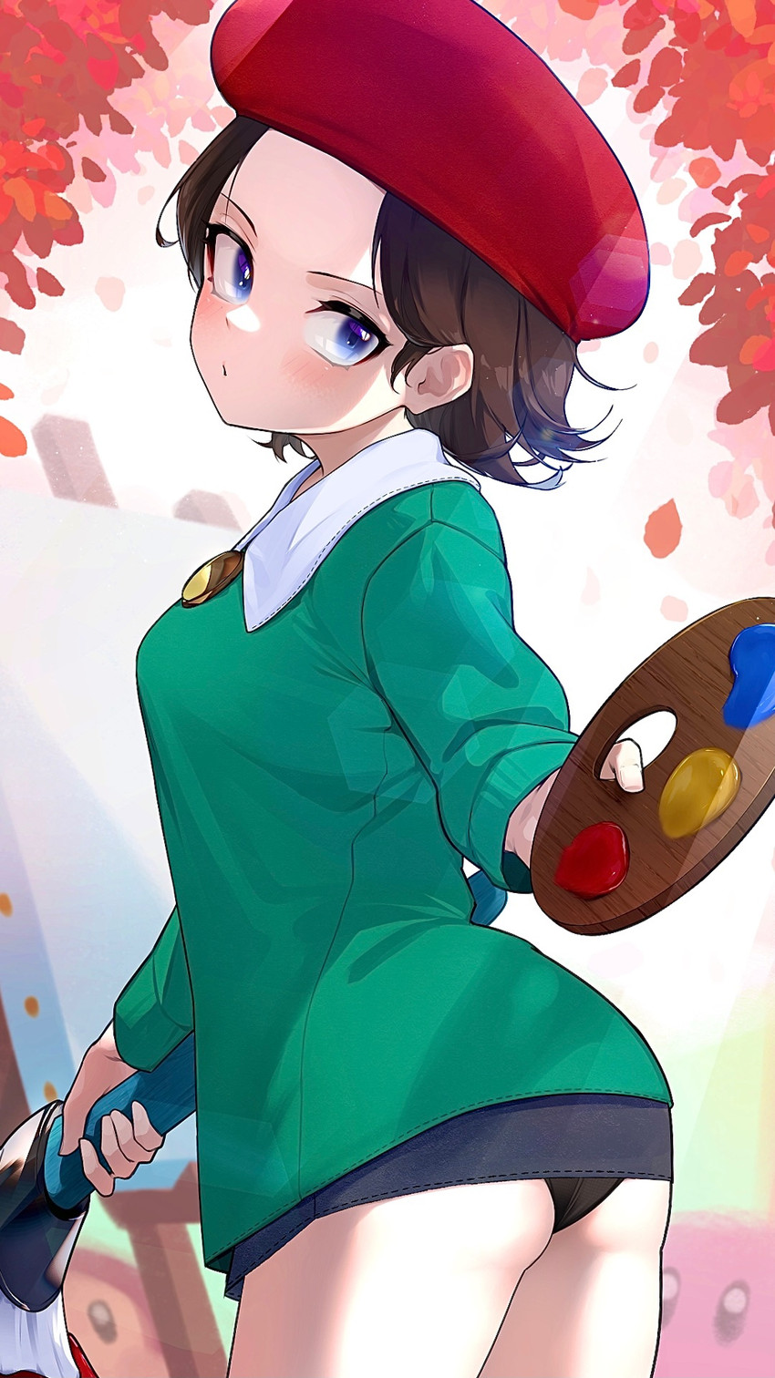 kirby, waddle dee, and adeleine (kirby and 1 more) drawn by kashu_(hizake)