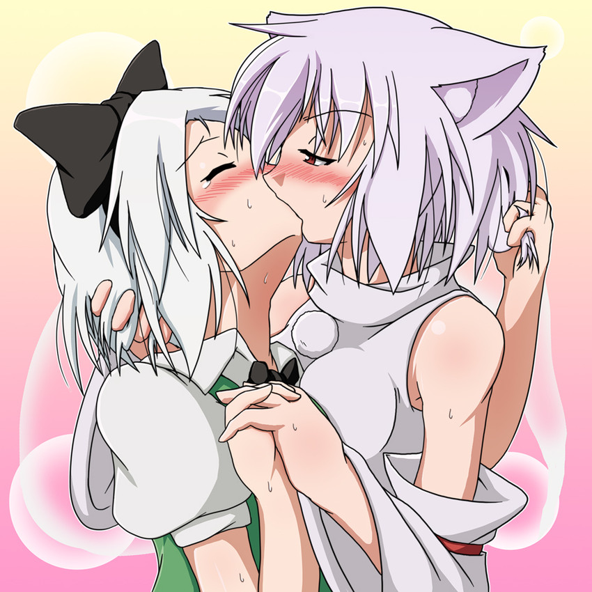 konpaku youmu and inubashiri momiji (touhou) drawn by sumikaze_midi