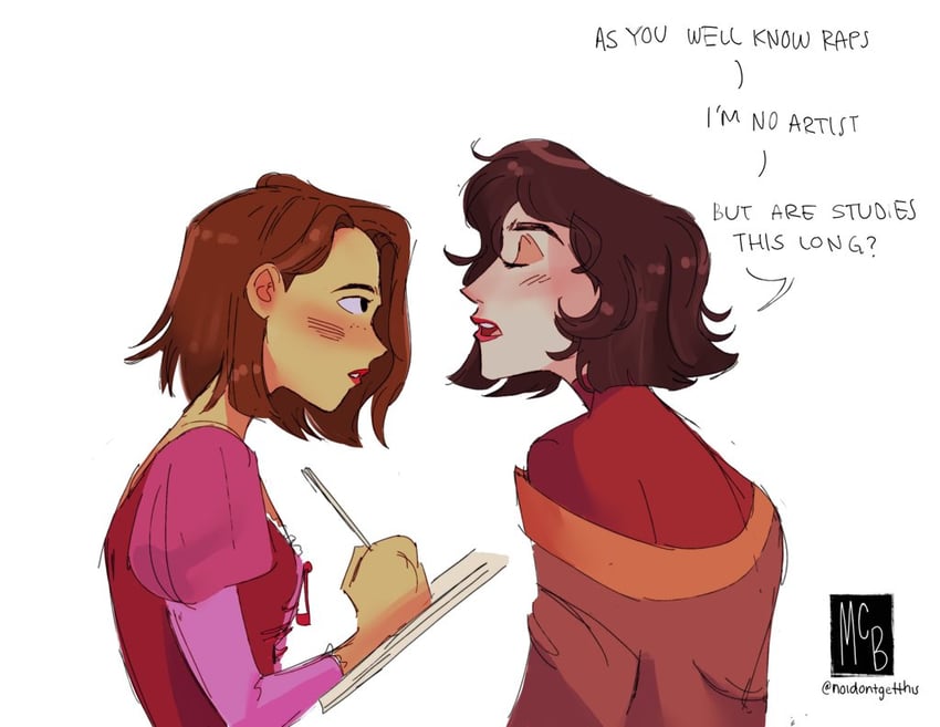 rapunzel and cassandra (tangled and 1 more) drawn by noidontgetthis