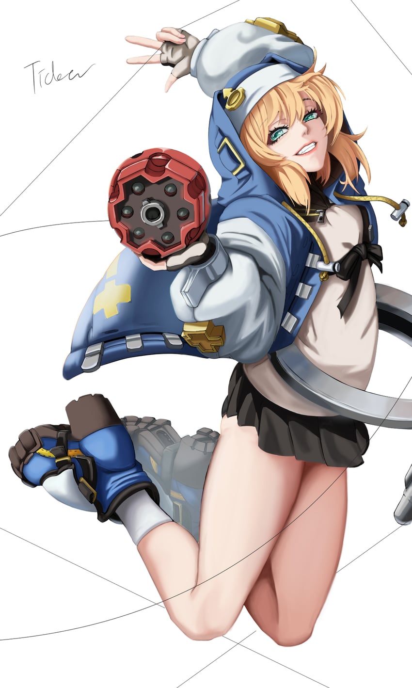 bridget (guilty gear and 1 more) drawn by ticker_(kks2ksy)
