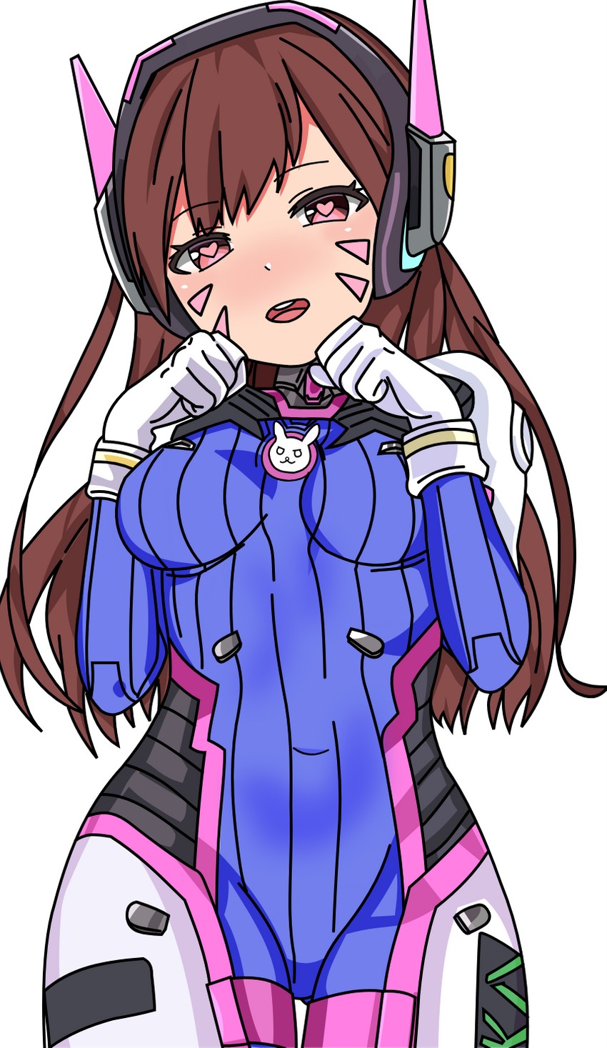 d.va (overwatch and 1 more) drawn by byoc12 and kizuato-chan