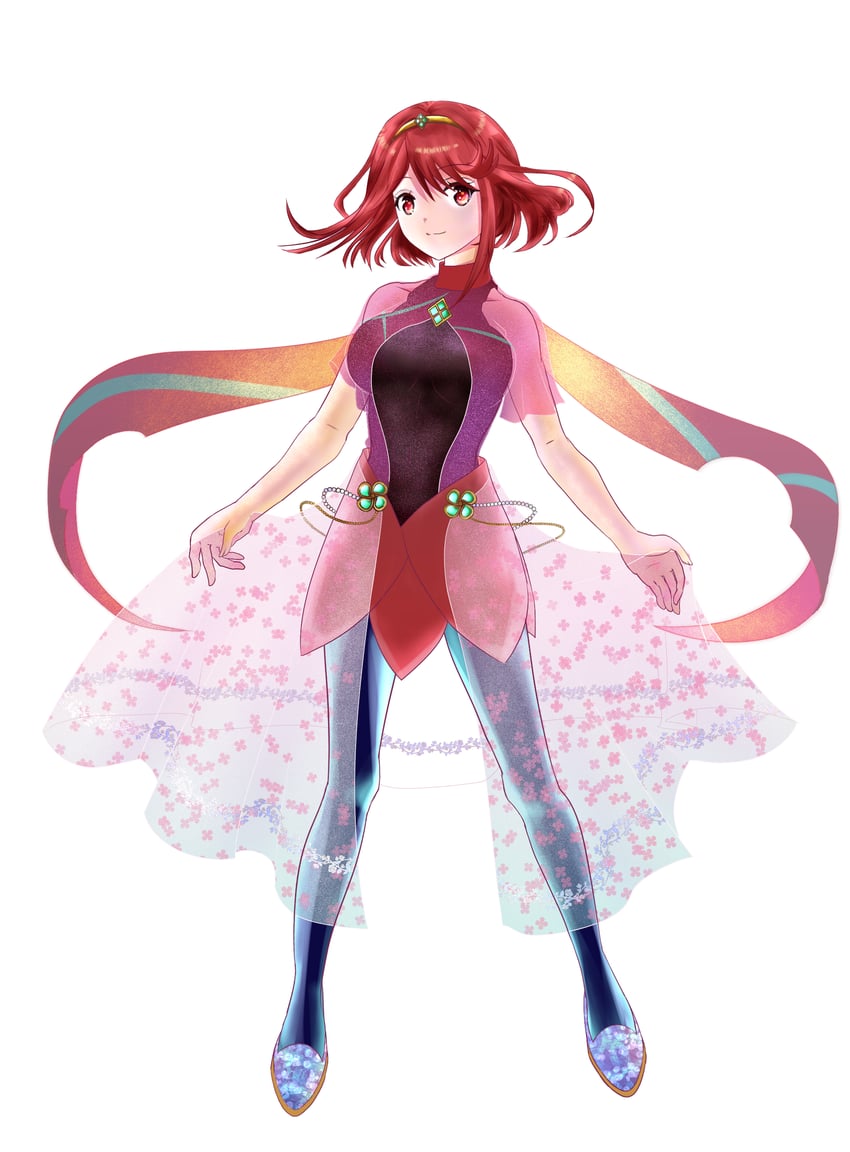 pyra (xenoblade chronicles and 1 more) drawn by dhnk7852