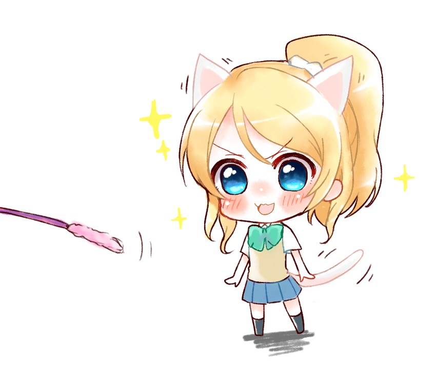 ayase eli (love live! and 1 more) drawn by nameneko_(124)