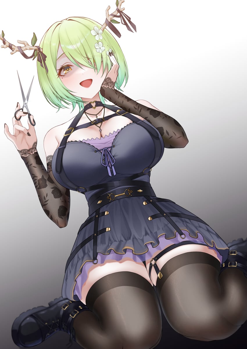 ceres fauna (hololive and 1 more) drawn by mintz912