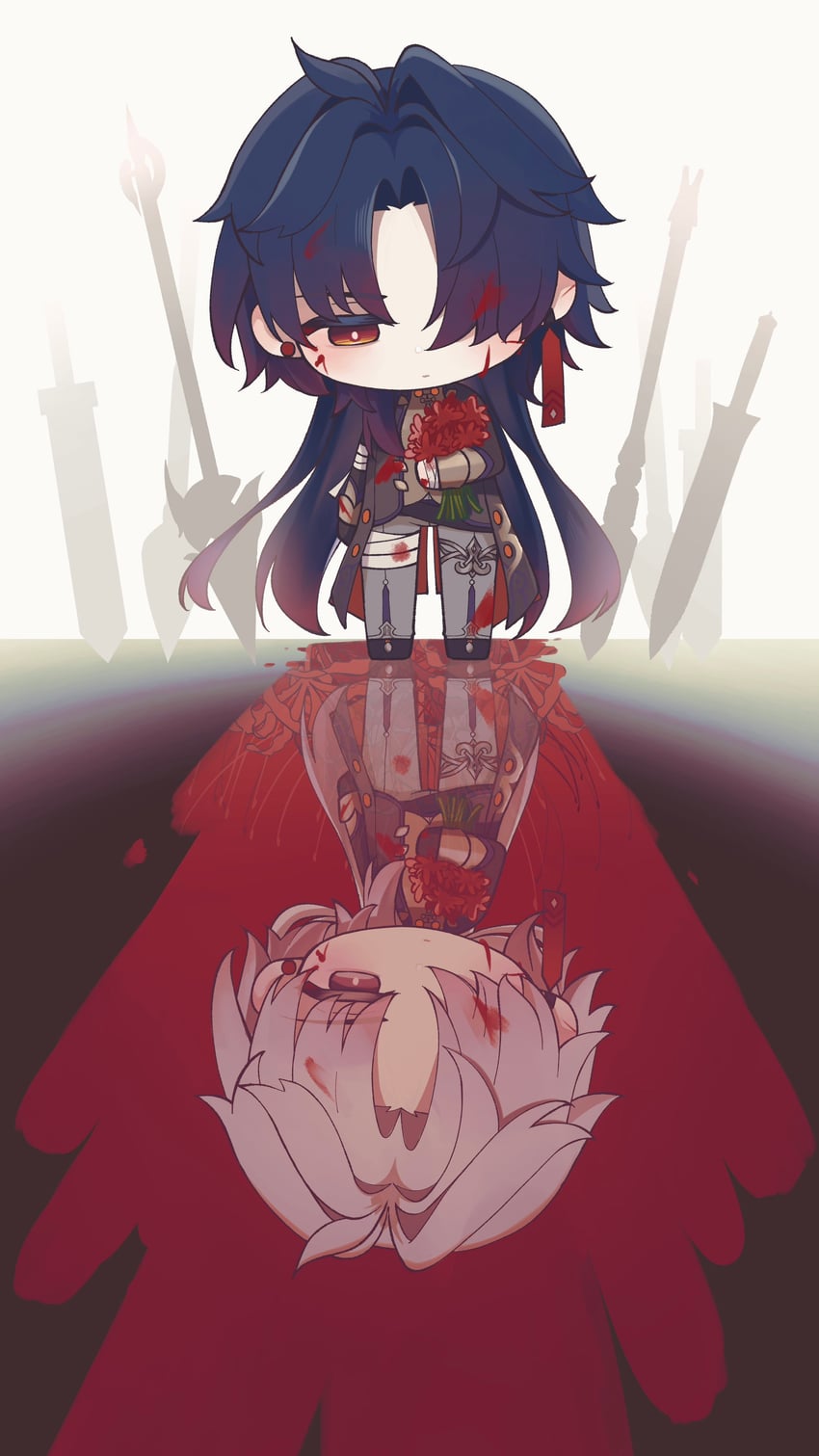 blade and yingxing (honkai and 1 more) drawn by ryoroche