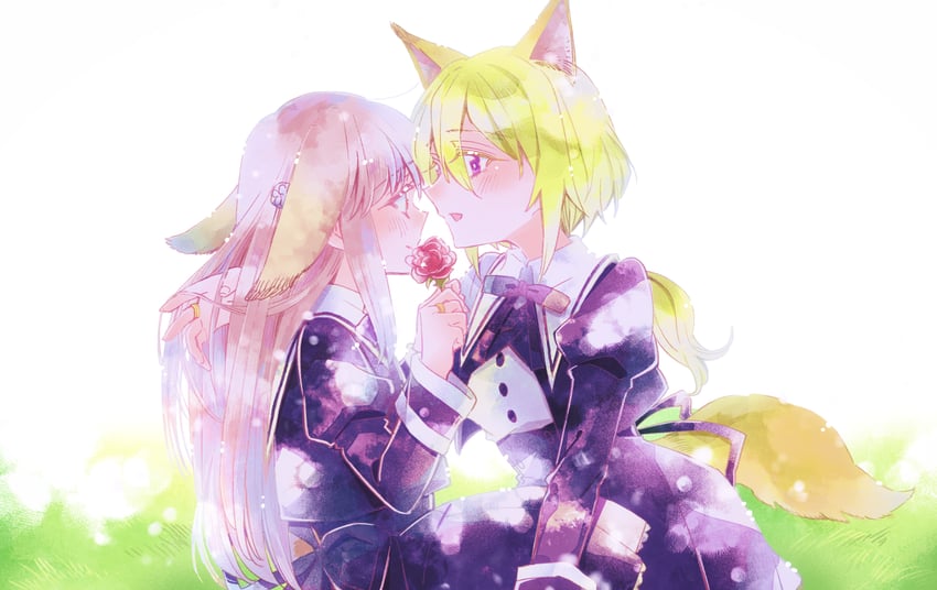 egawa kusumi and amano soraha (assault lily) drawn by sorato_(astllatte)