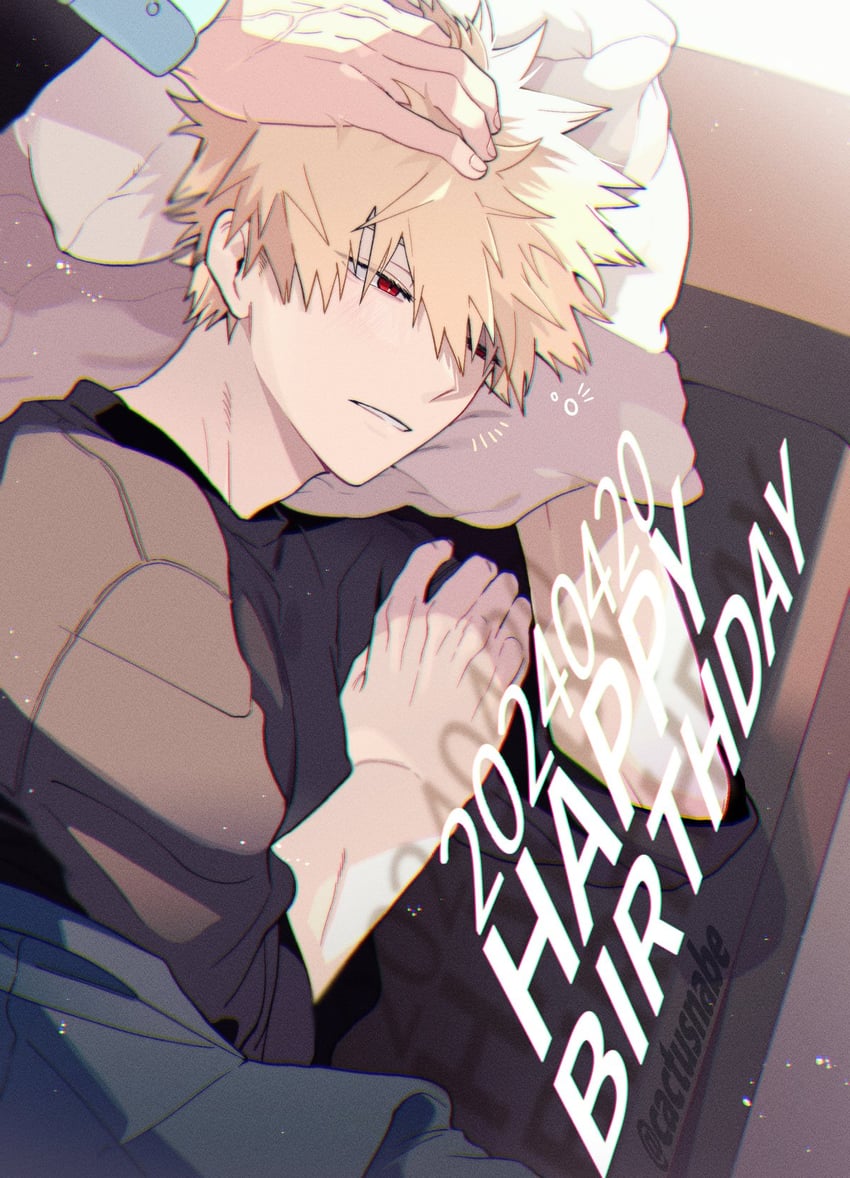 bakugou katsuki and todoroki shoto (boku no hero academia) drawn by cactusnabe