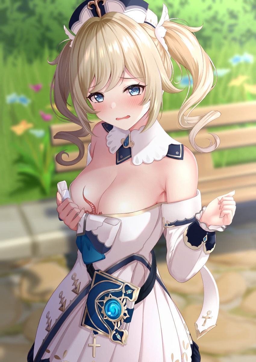 barbara (genshin impact) drawn by monaka_curl