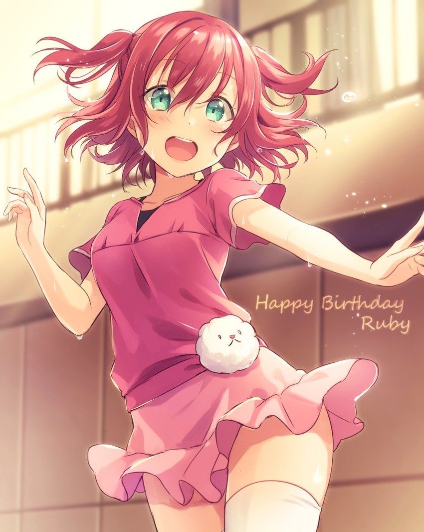 kurosawa ruby (love live! and 1 more) drawn by sakou_mochi