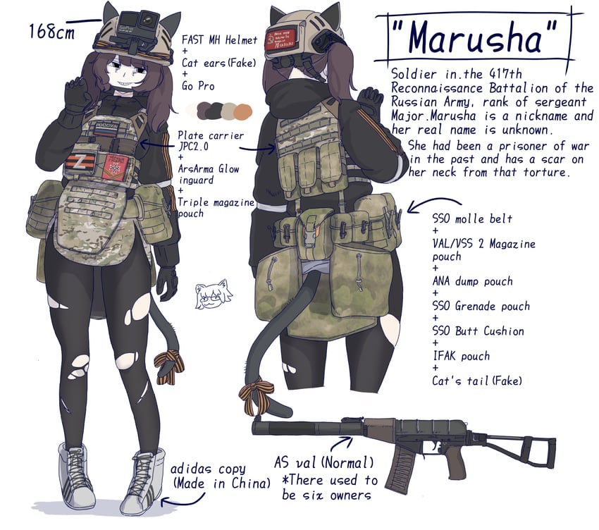 neco-arc and marusha (original and 1 more) drawn by b1-517