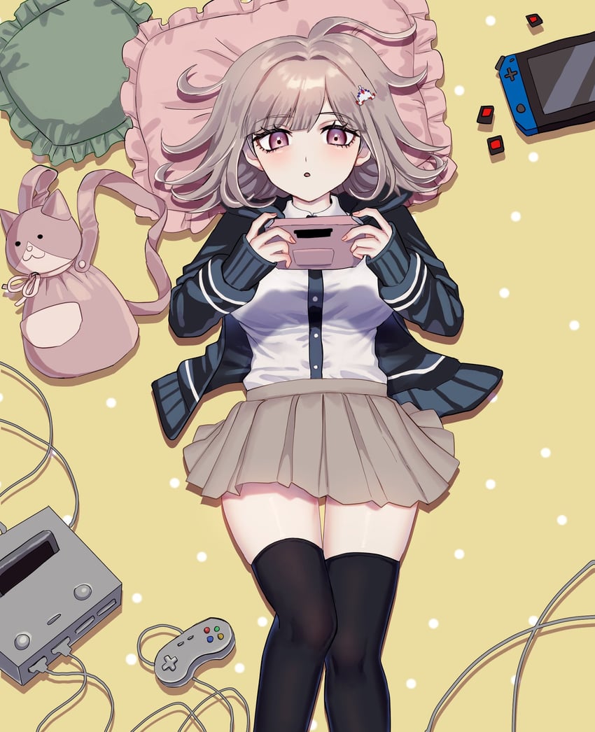 nanami chiaki (danganronpa and 2 more) drawn by esu_(tasoesu)