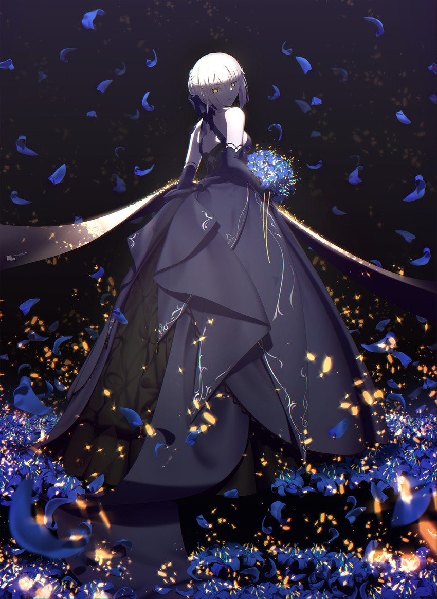 artoria pendragon and saber alter (fate and 1 more) drawn by magicians_(zhkahogigzkh)