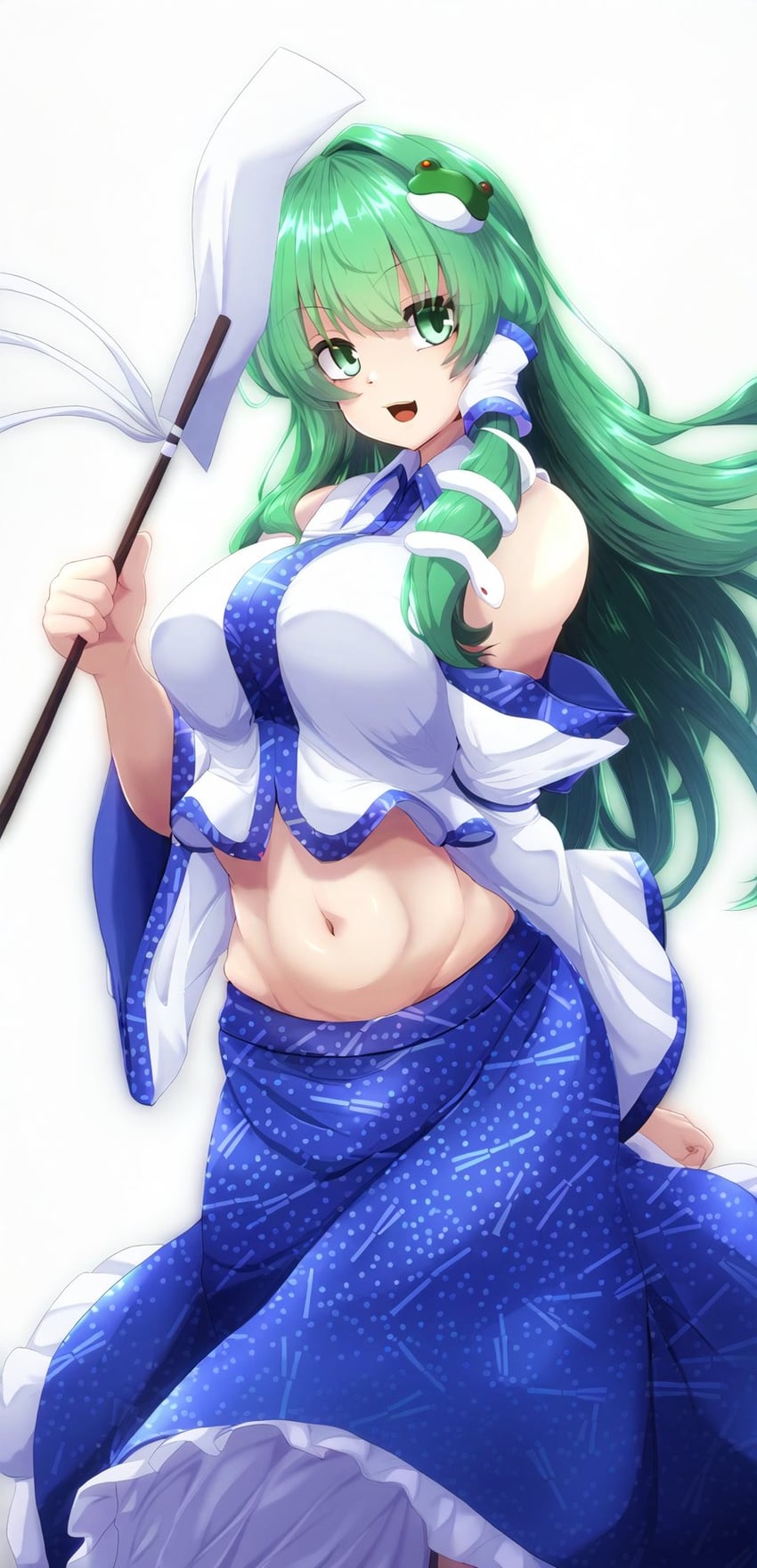 kochiya sanae (touhou) drawn by enrureturn