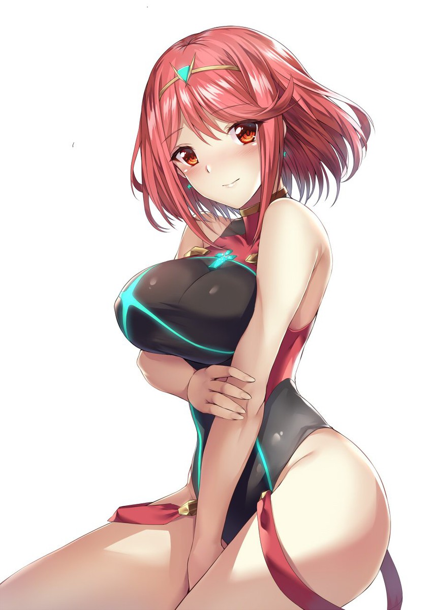 pyra (xenoblade chronicles and 1 more) drawn by luzi