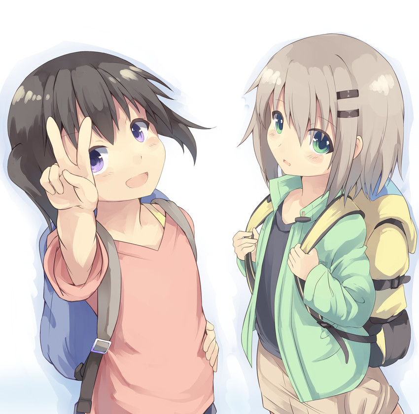 yukimura aoi and kuraue hinata (yama no susume) drawn by normaland