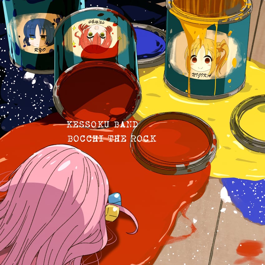 gotoh hitori, kita ikuyo, ijichi nijika, and yamada ryo (bocchi the rock! and 1 more) drawn by goumonsha