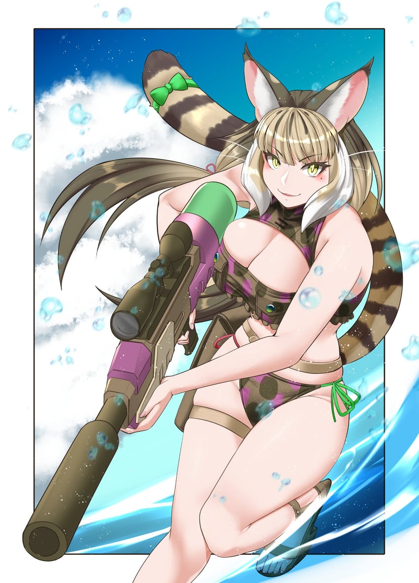 jungle cat (kemono friends and 1 more) drawn by kawanami_eito