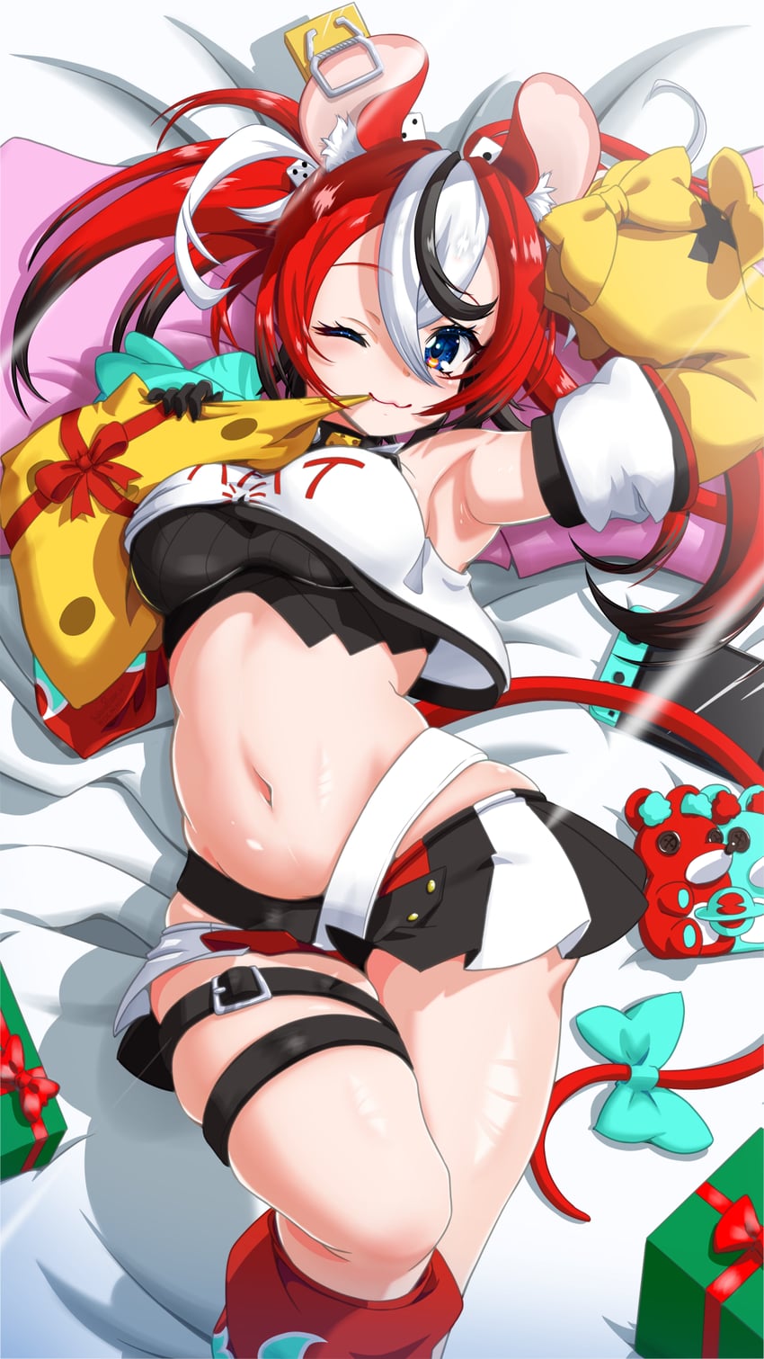hakos baelz (hololive and 1 more) drawn by misril
