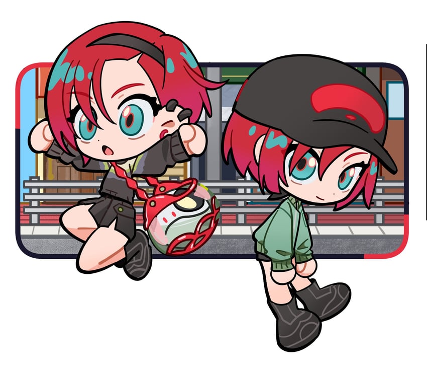 amate yuzuriha and haro (gundam and 1 more) drawn by o-three