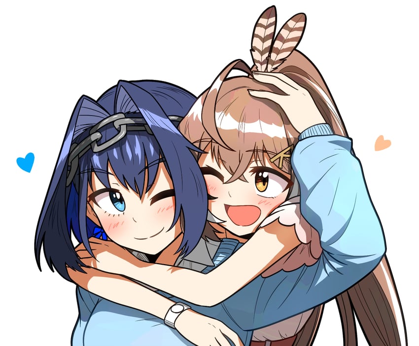 ouro kronii and nanashi mumei (hololive and 1 more) drawn by ddolbang