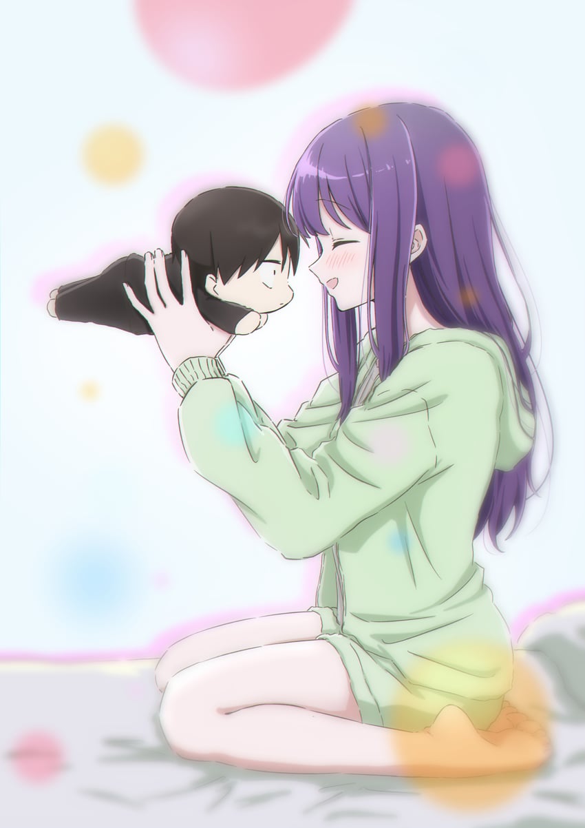 kubo nagisa and shiraishi junta (kubo-san wa mob wo yurusanai) drawn by natsuki_hiroshi