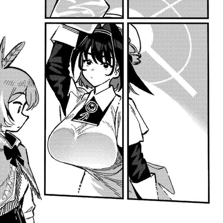 ouro kronii and nanashi mumei (hololive and 1 more) drawn by dismassd