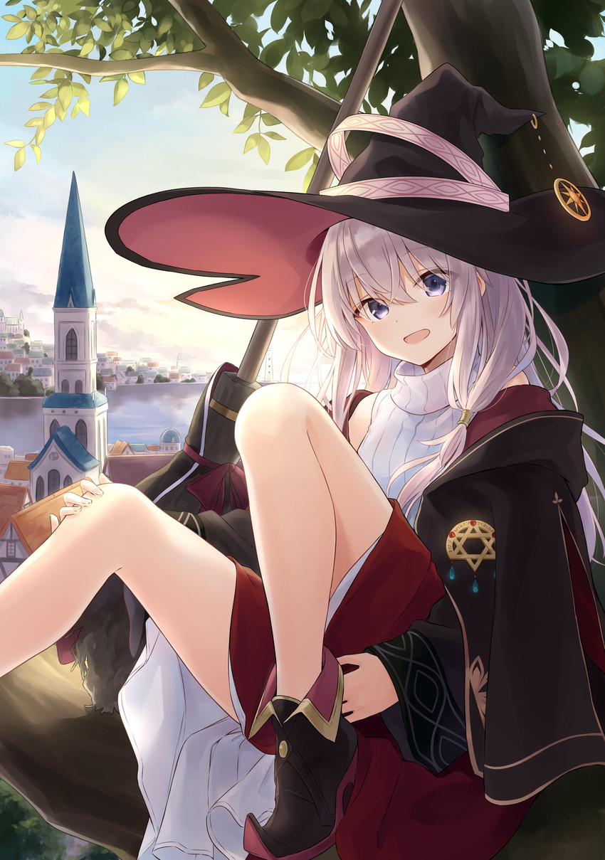 elaina (majo no tabitabi) drawn by azuuru