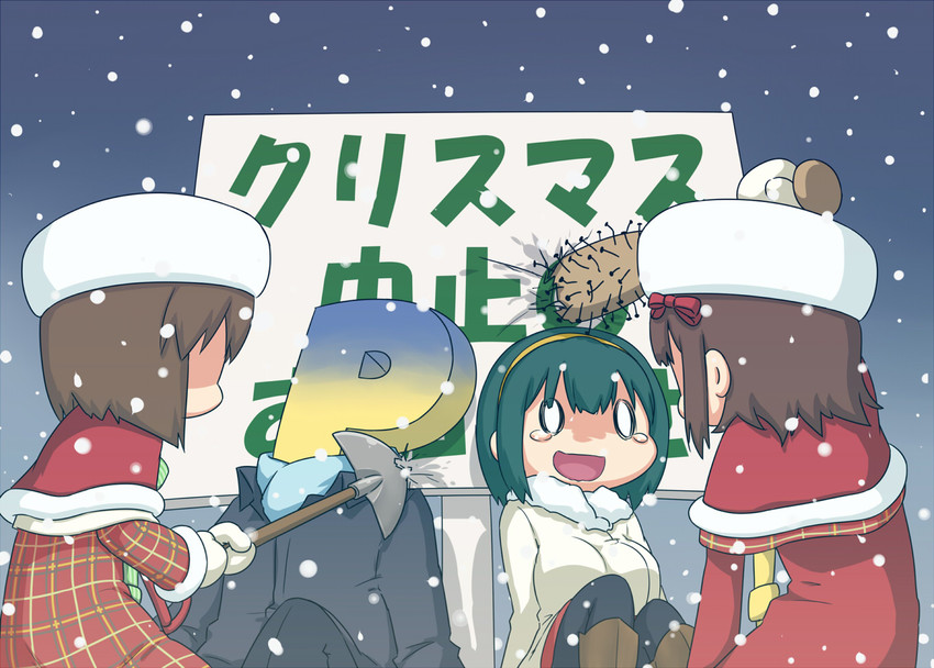 producer, amami haruka, hagiwara yukiho, p-head producer, and otonashi kotori (idolmaster) drawn by puton