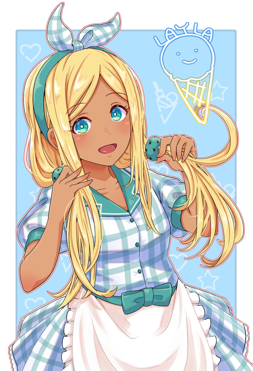 layla (idolmaster and 1 more) drawn by neko_040