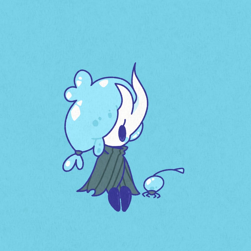 broken vessel and lifeseed (hollow knight) drawn by sakana_2-gou