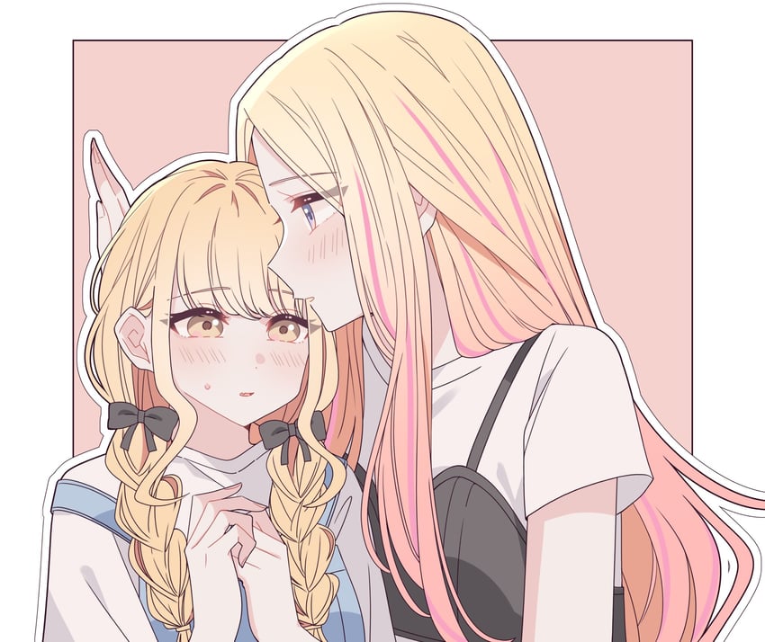 fujita kotone and juo sena (idolmaster and 1 more) drawn by kousaka_0v0
